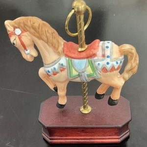 Fine porcelain carousel horse